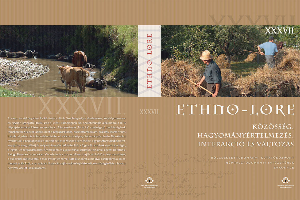Közösség, hagyományértelmezés, interakció és változás - az Ethno-Lore XXXVII. kötete