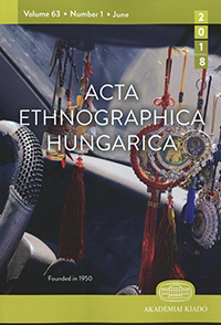 Megjelent az Acta Ethnographica 2018/1. száma
